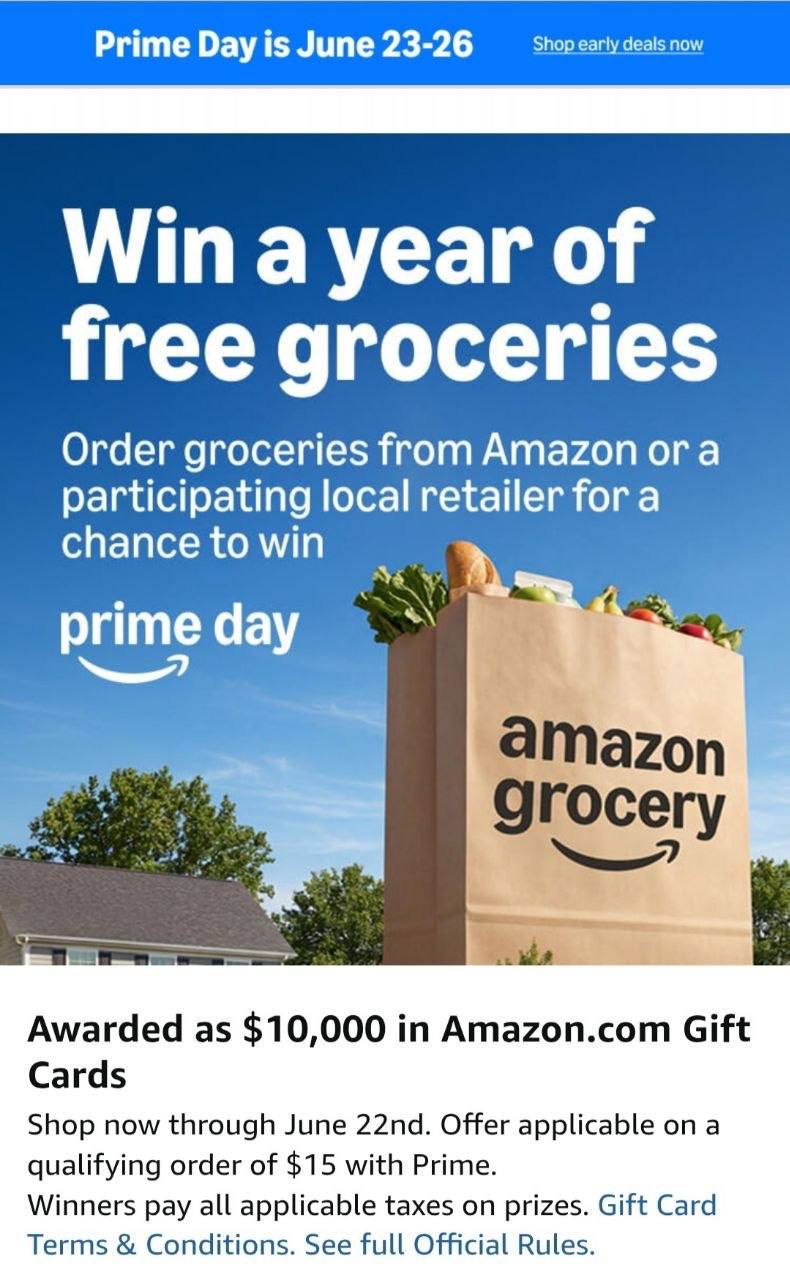 Amazon Prime Days Giveaways and Deals