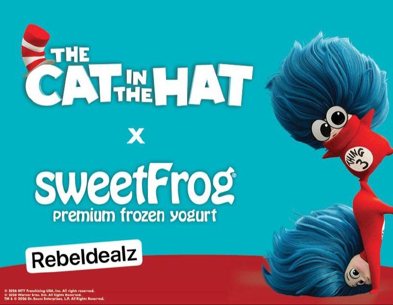 Enter to win prizes in the Cat in the Hat SweetFrog sweepstakes