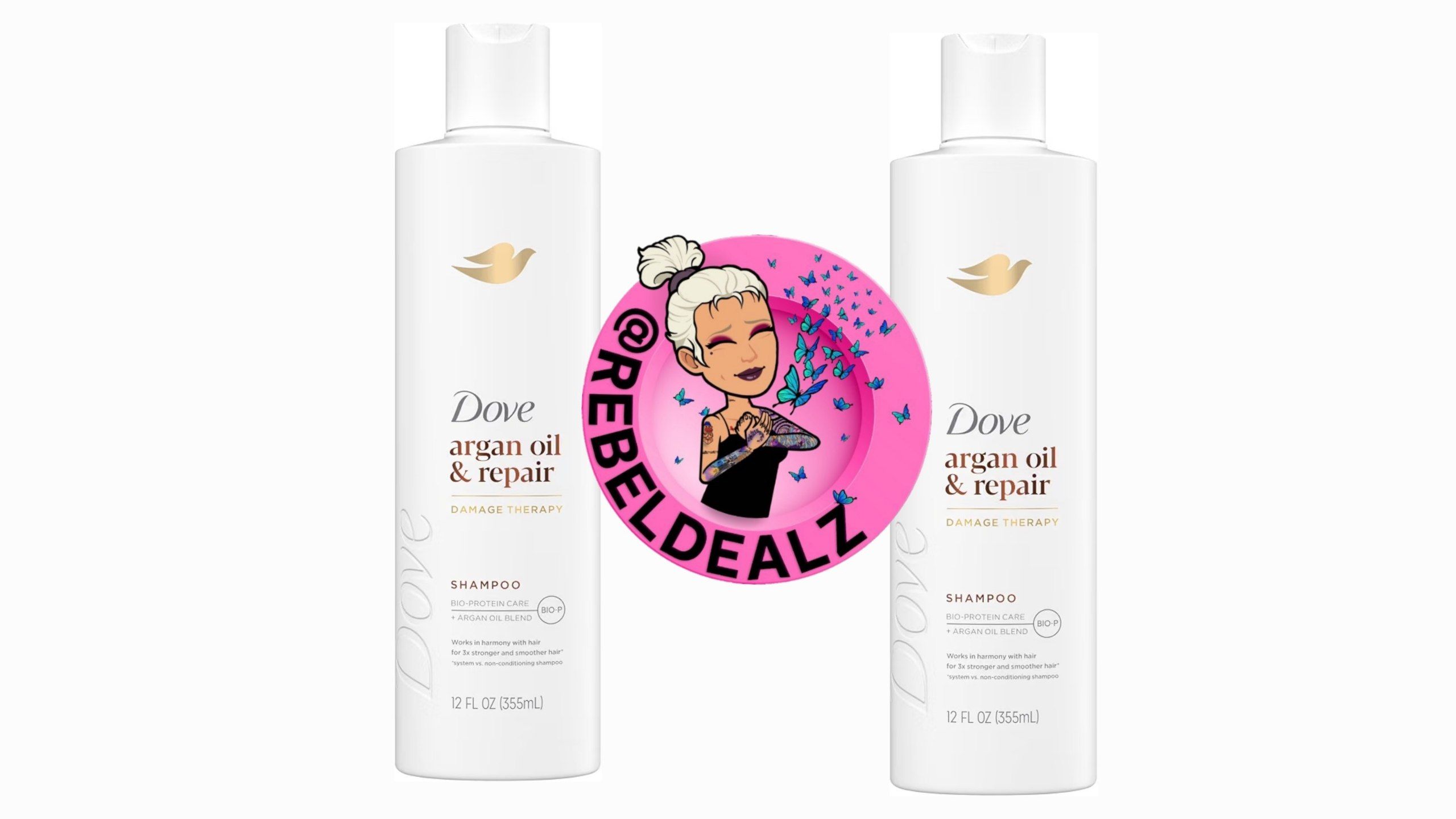 Dove Argan Oil & Repair Shampoo 2-Pack as Low as $5.xx