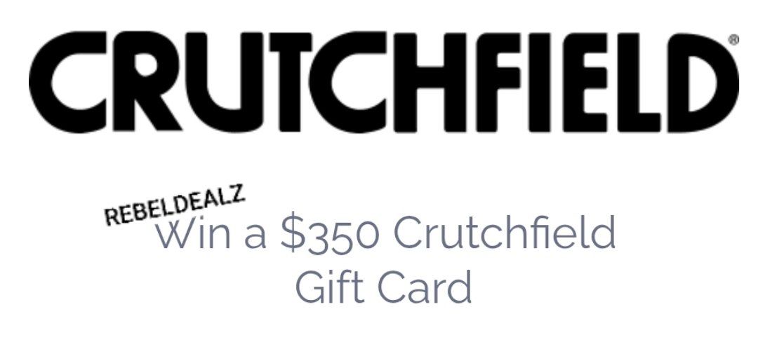 Win a $350 Crutchfield Gift Card