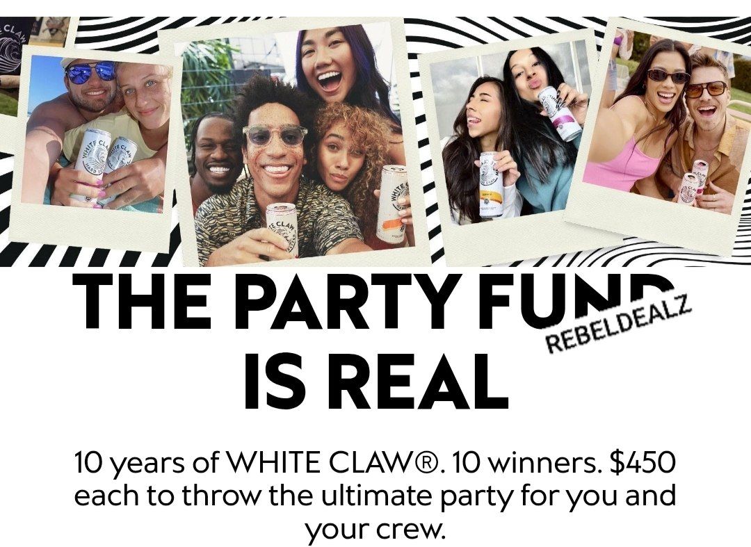 White Claw 10th Birthday Celebration Sweepstakes