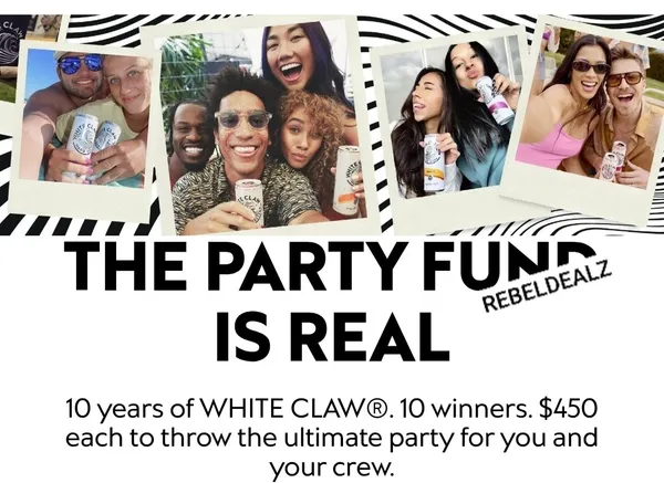 White Claw 10th Birthday Celebration Sweepstakes