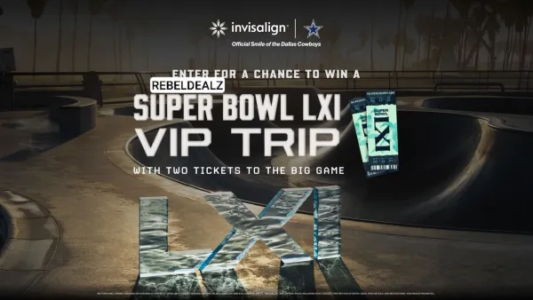 Dallas Cowboys Invisalign Super Bowl LXI VIP Trip Sweepstakes