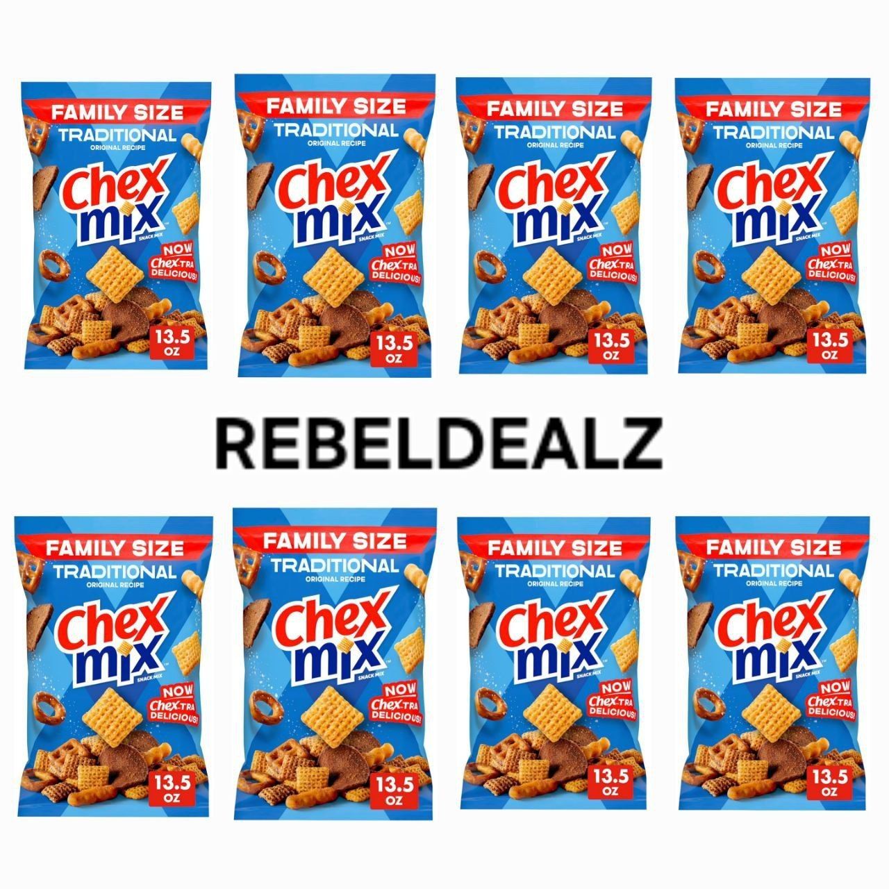Chex Mix Traditional Original Recipe Snack Mix on Sale