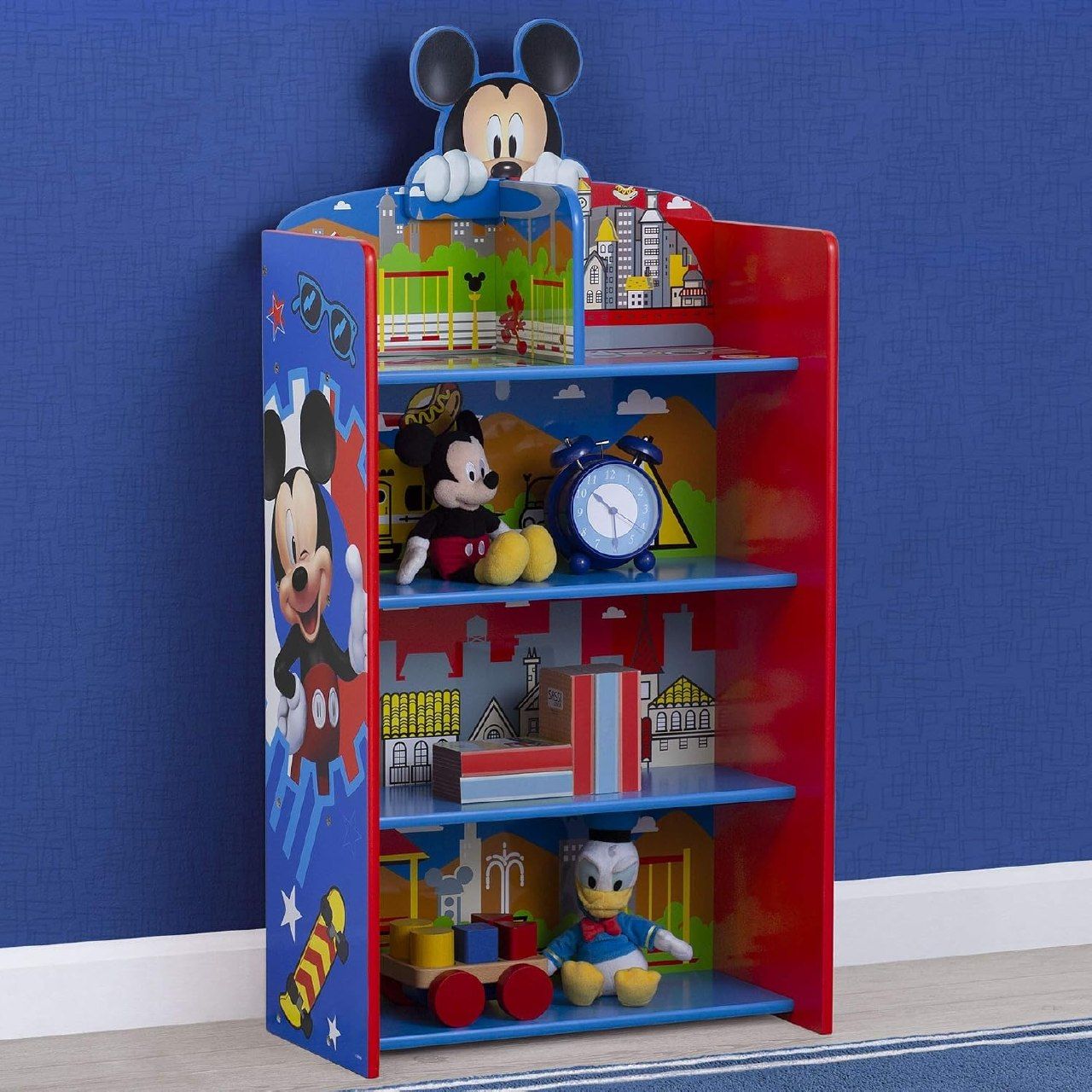 Delta Children Mickey Mouse 4-Shelf Bookcase, $32.xx (Was $54.xx)