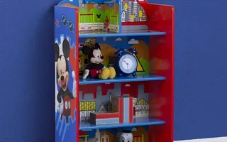 Delta Children Mickey Mouse 4-Shelf Bookcase, $32.xx (Was $54.xx)