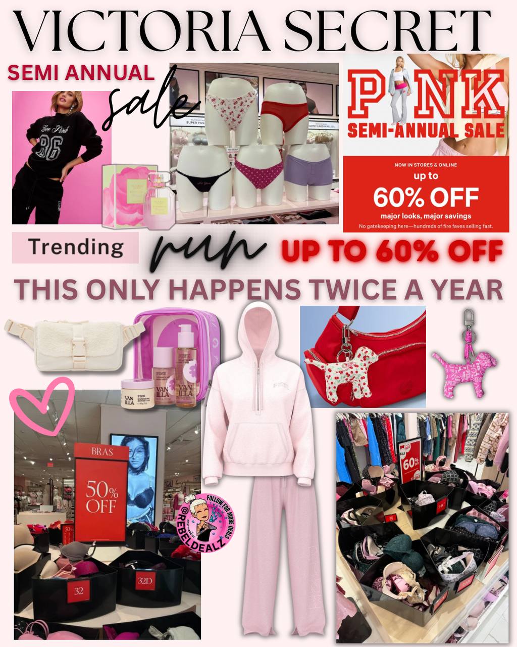 Victoria's Secret Semi-Annual Sale: Up To 60% Off