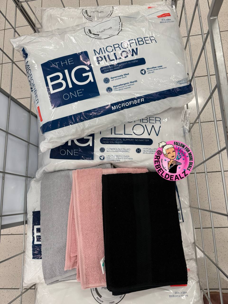 Kohl's Big One Towels and Pillows Deals