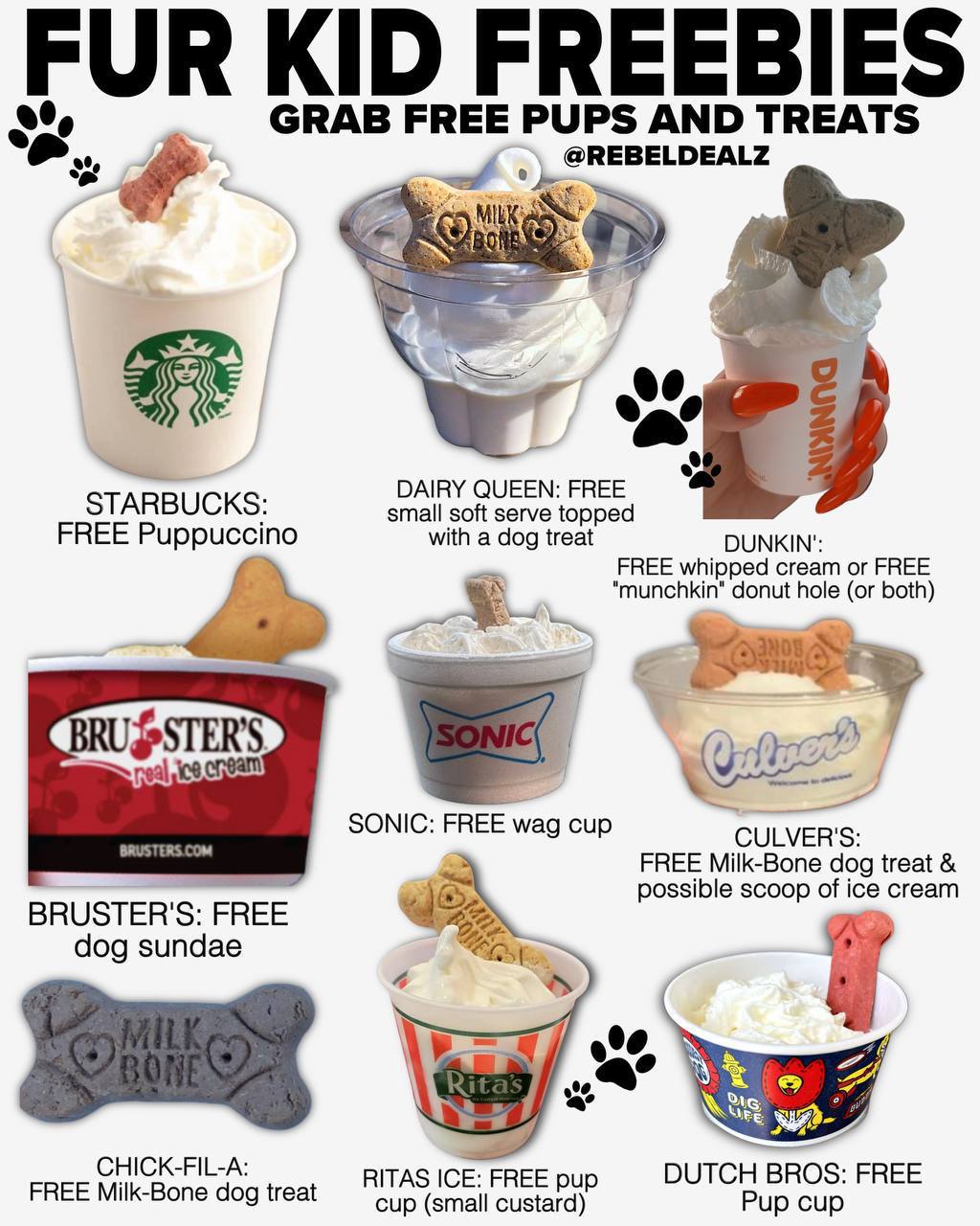Free Treats for Your Furry Bestie: Where to Snag Pup Cups & More!