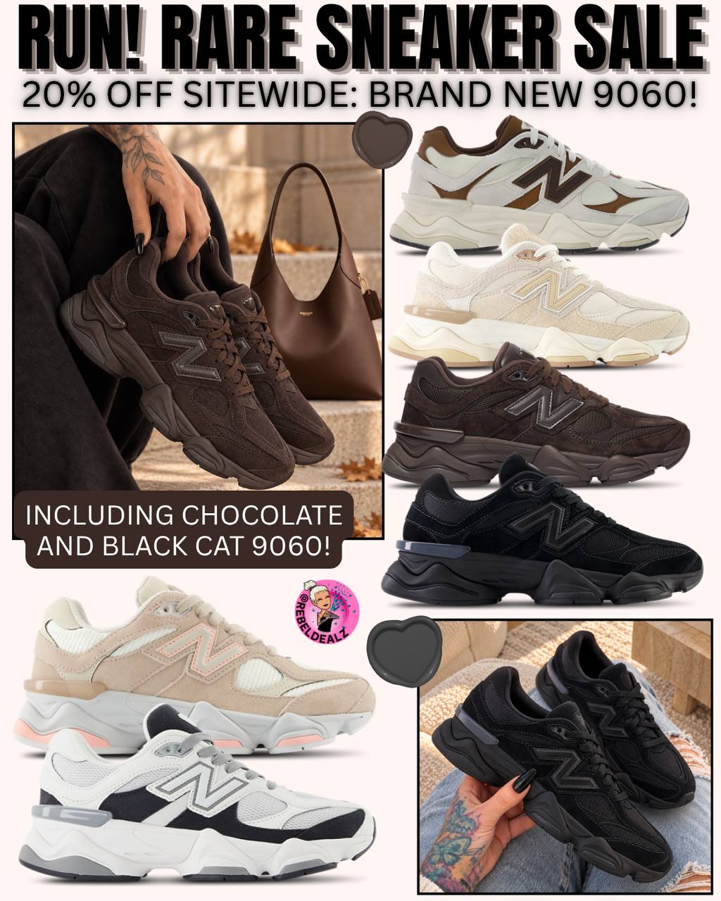Rare Sneaker Sale: 20% Off $99+ Including 9060s, Sambas and Mary Janes