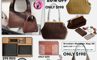 RARE COACH SALE! Both Retail & Outlet