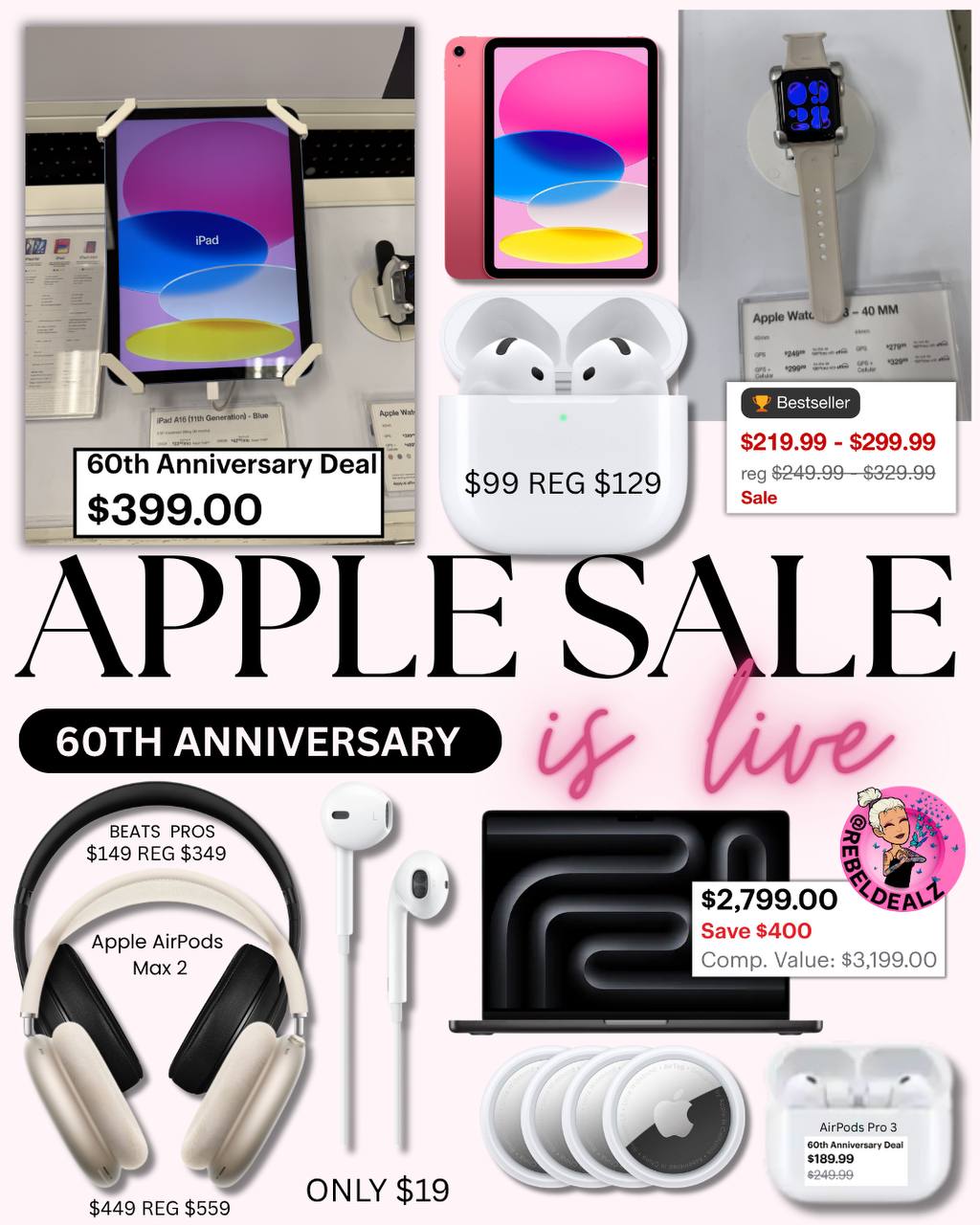 Rare Apple Sale Live for Best Buy's 60th Anniversary