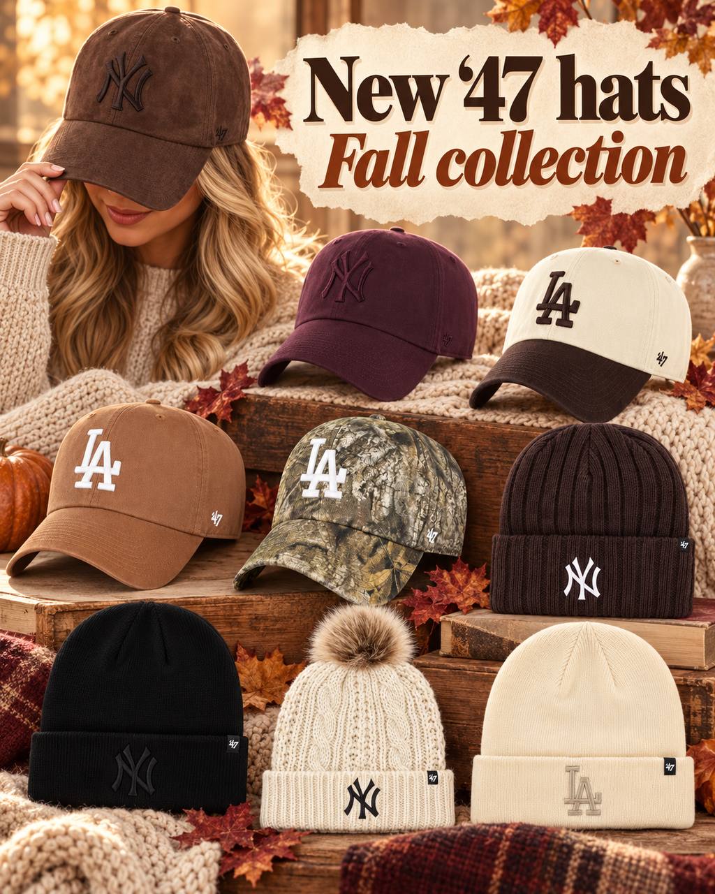 New Fall '47 Brand Hats Are Here