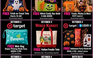 Best Weekend Freebies & Deals: October 3-4, 2026