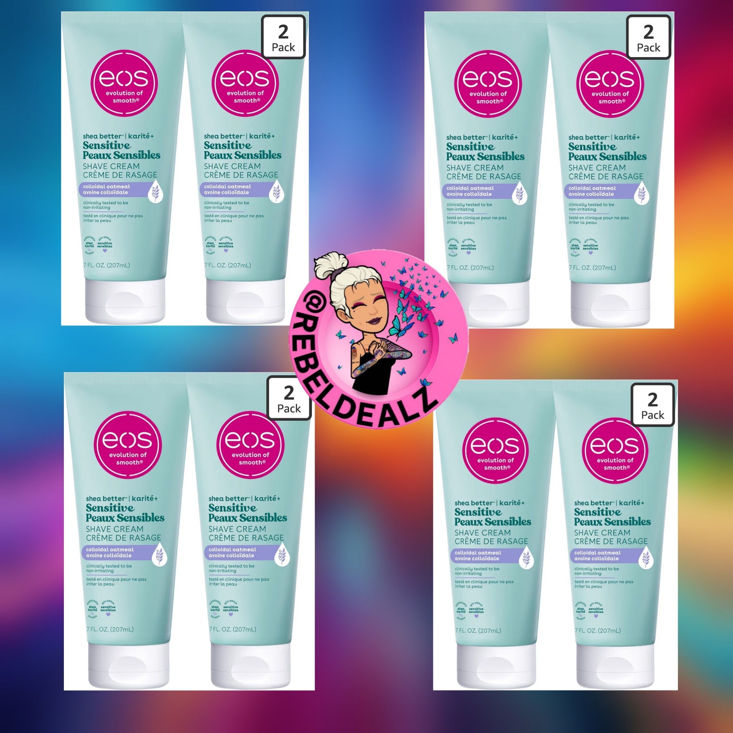 eos Shea Better Sensitive Skin Women's Shave Cream Deal