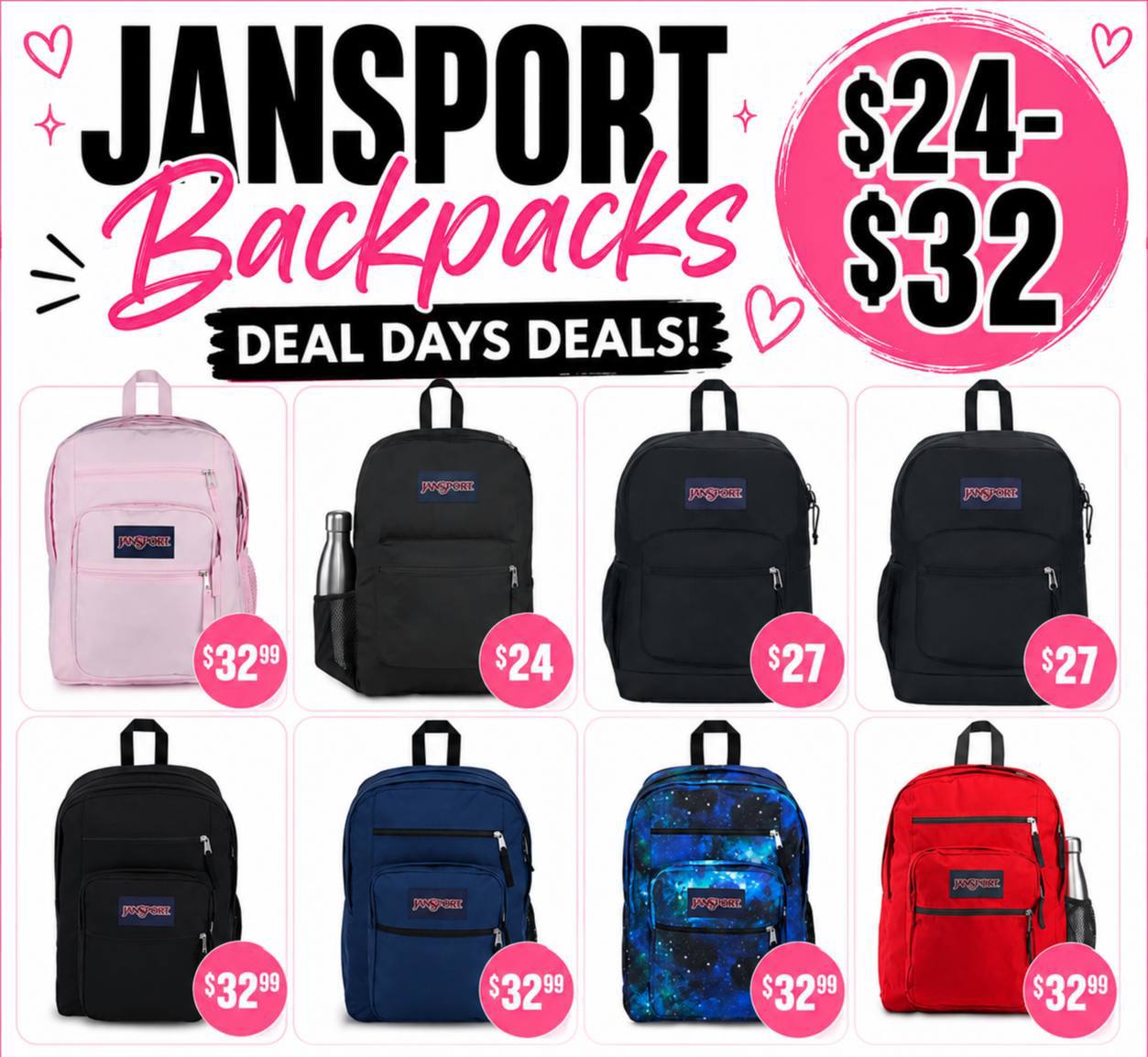 Jansport Backpacks on Sale at Walmart