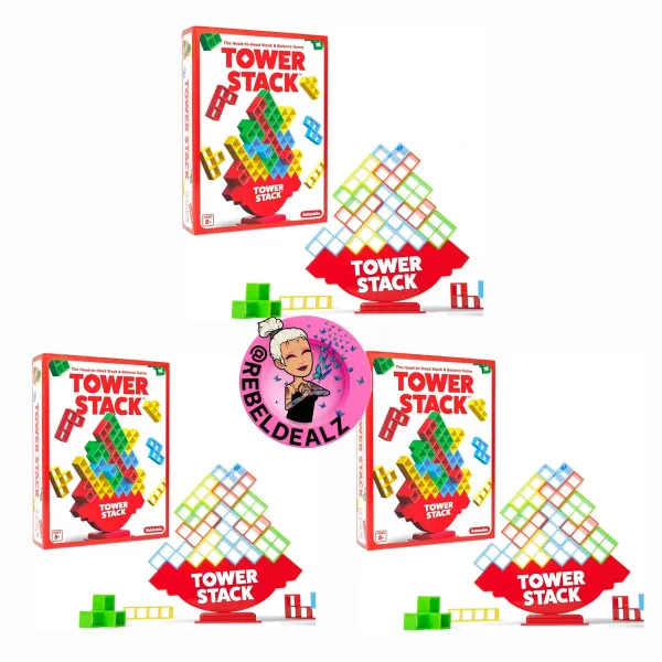 What Do You Meme? Tower Stack Game 3-Pack, Around $22 on Amazon