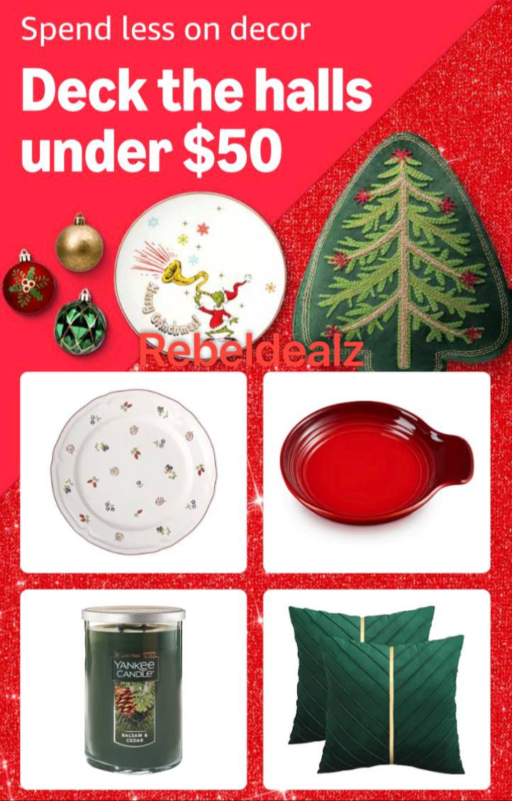 Amazon Holiday Shop Is Open: Christmas Decor $50 and Under