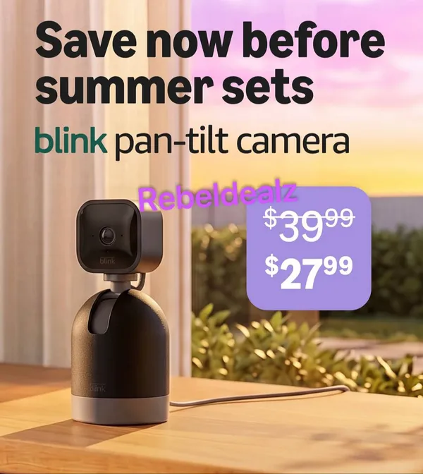 Blink Mini Pan-Tilt Indoor Camera Down to $27.xx at Amazon
