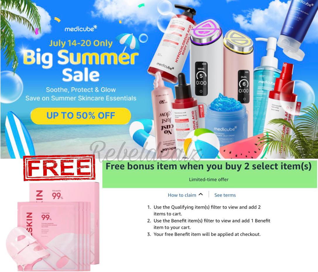 Medicube Summer Sale: Get Select Products on Sale + Freebie