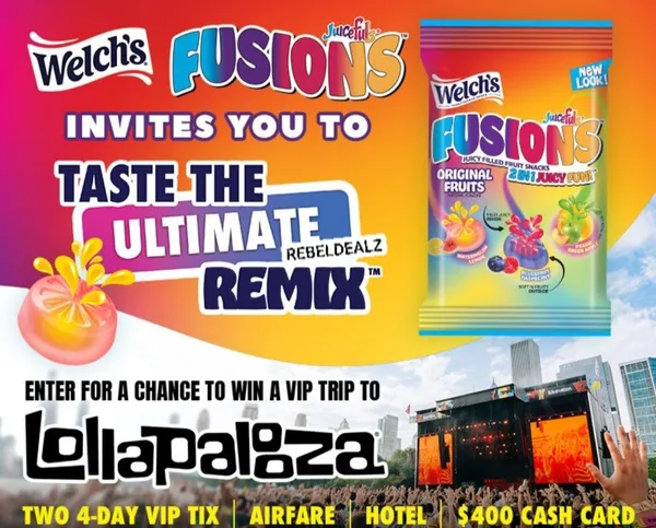 Enter Welch's Fusions 'Chicago Festival' Sweepstakes