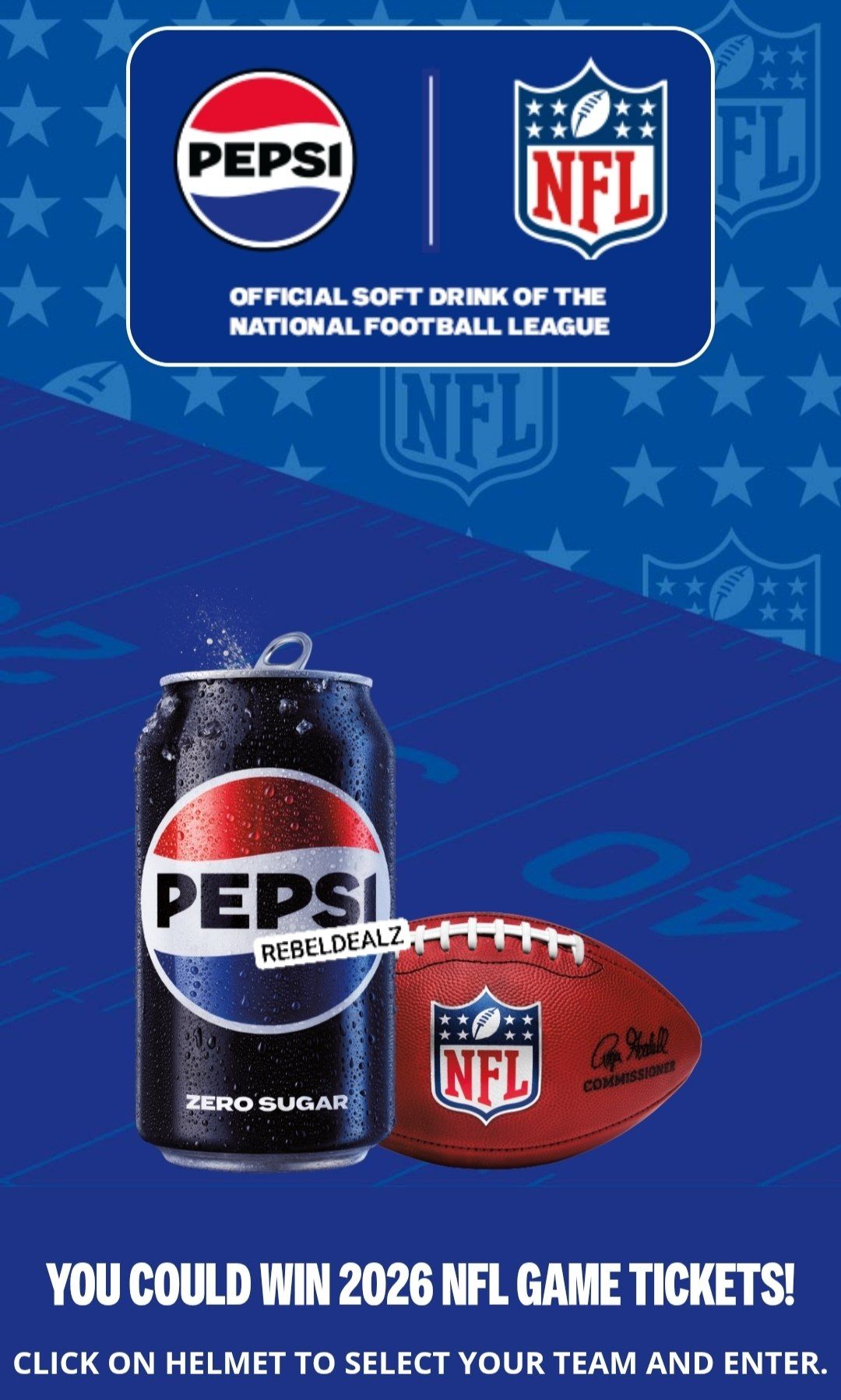 Pepsi Fall Football Sweepstakes (Select States)