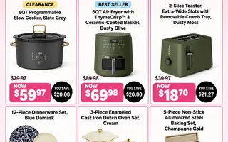 Thyme & Table Kitchen Clearance Sale