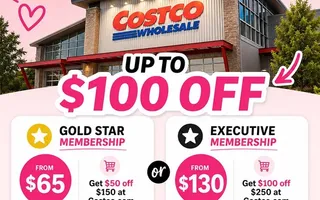 Costco 1-Year Membership with Up to $100 in Savings