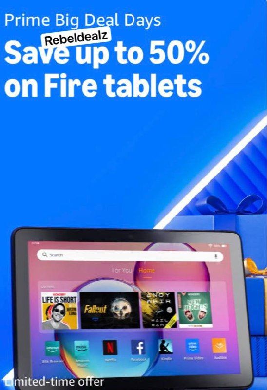 Amazon Fire Tablets Up to 50% Off for Prime Big Deal Days