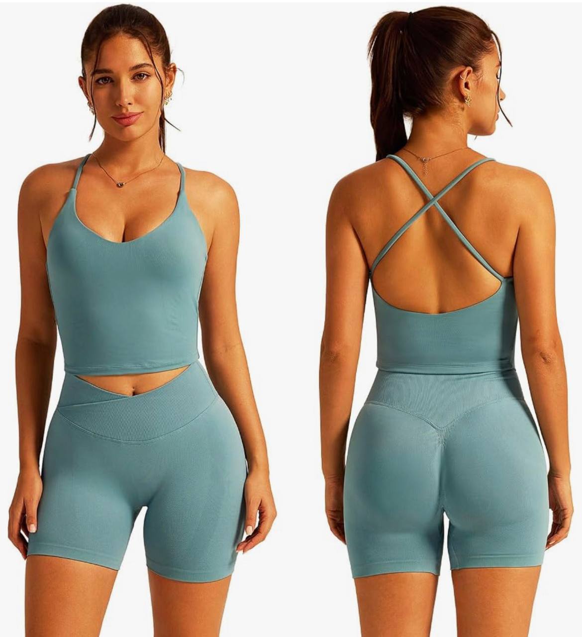 ABOCIW 2 Piece Workout Set Around $14 on Amazon