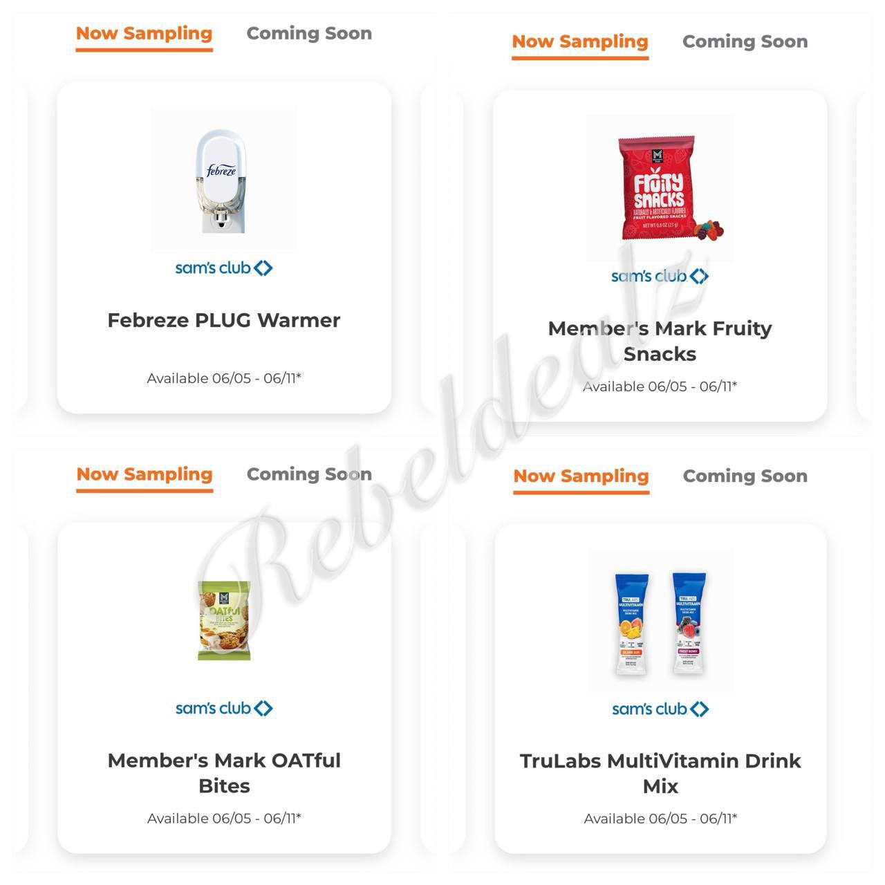 Get a Free Freeosk Sample at Sam's Club