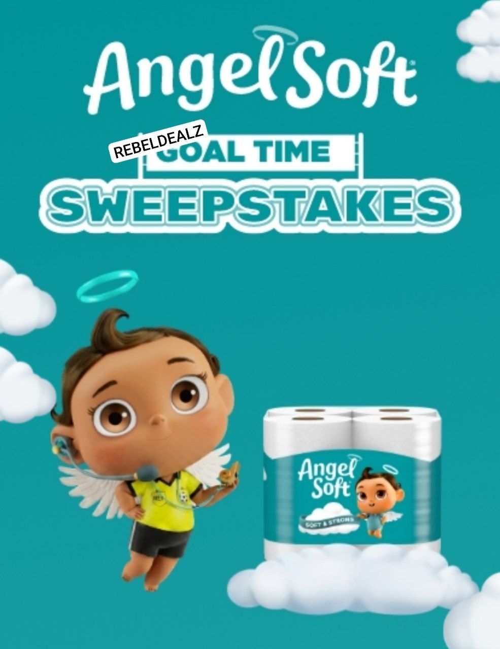 Angel Soft 'Goal Time' Sweepstakes - Win a Year's Supply