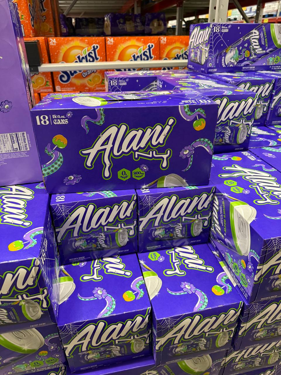 Alani Nu Witch's Brew Sugar Free Energy Drink - Limited Edition Caramel Apple Flavor
