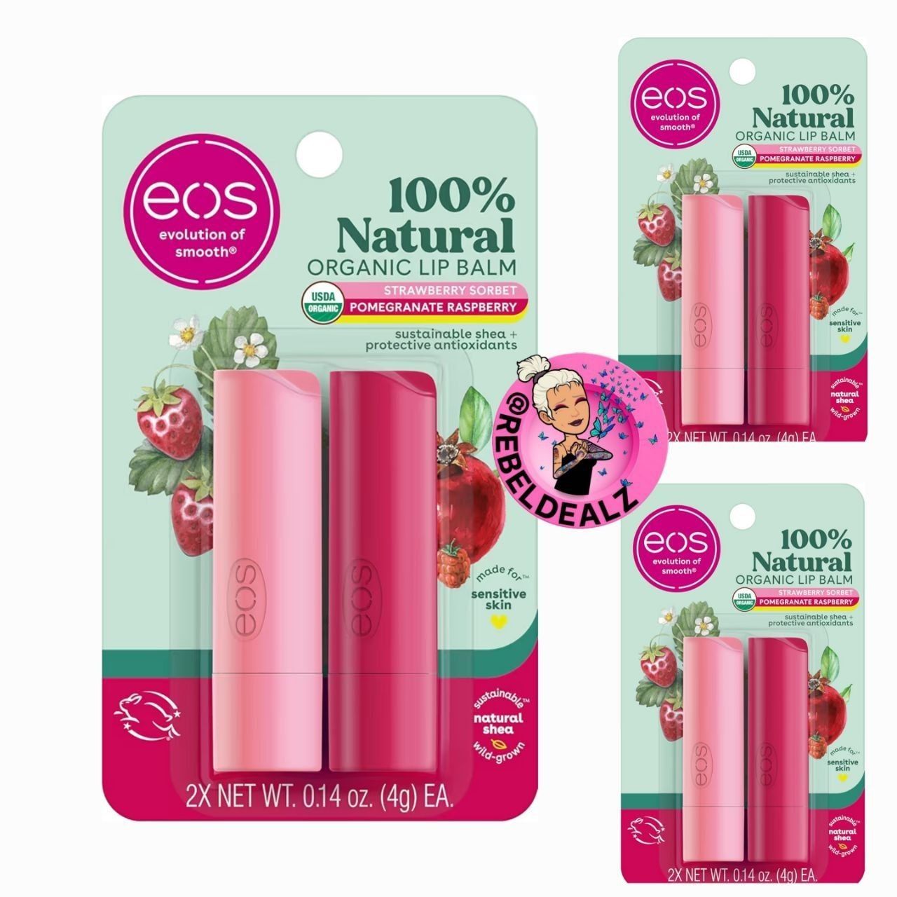 Score a 2-Pack of Stick-On Pom Rasp/Strawberry Sorbet for As Low as $7