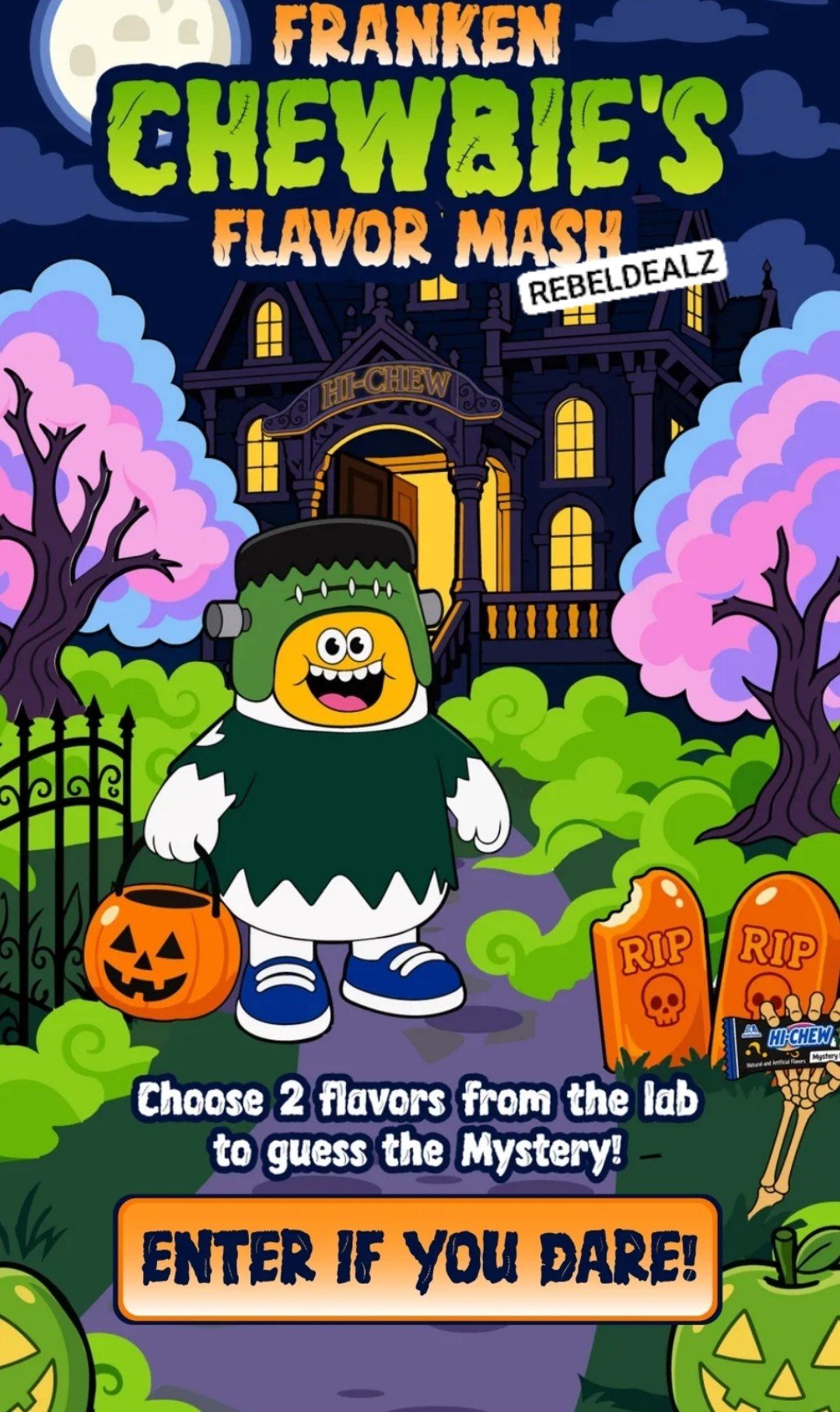 Hi-Chew Franken chewbie's Flavor Mash Sweepstakes: 11 Winners