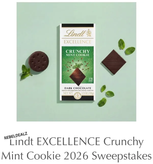Lindt 'Crunchy Mint Cookie' Sweepstakes - Win a Delicious Treat!