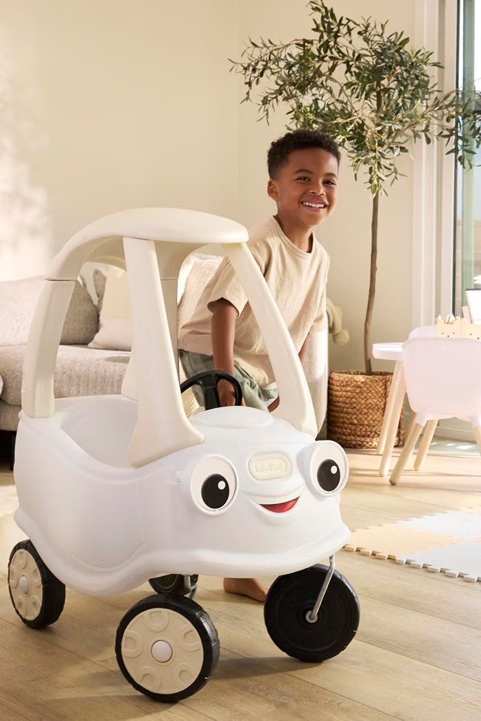 Little Tikes White Cozy Coupe Cloud Collection, $64.xx on Amazon