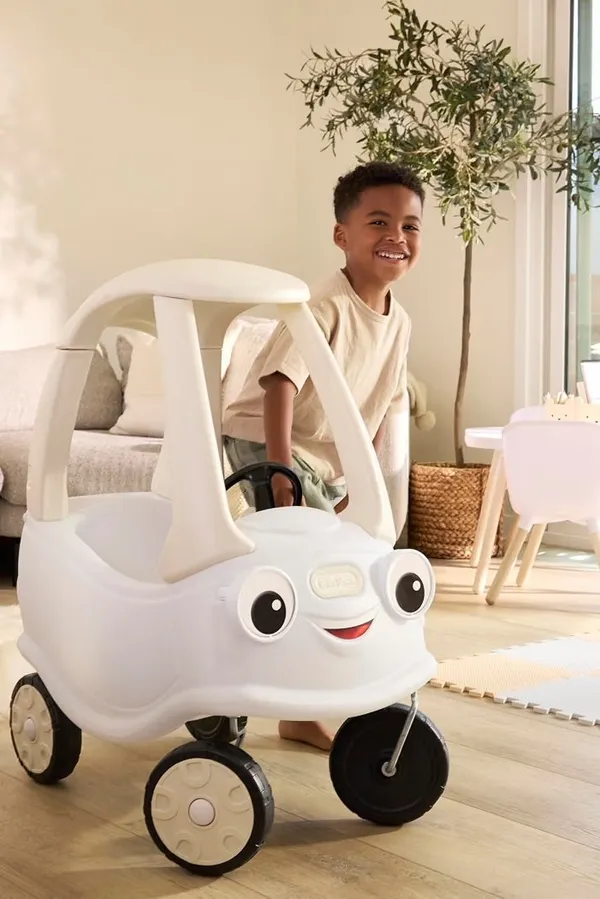 Little Tikes White Cozy Coupe Cloud Collection, $64.xx on Amazon