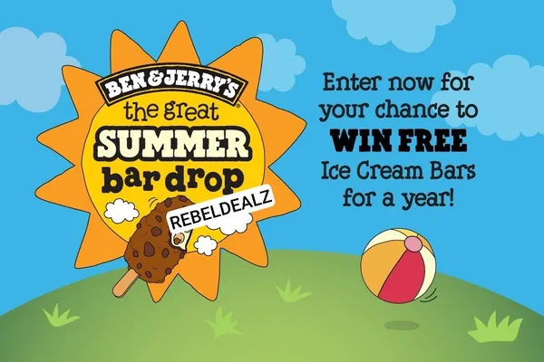 Ben & Jerry's The Golden Stick-et Sweepstakes: Win Ice Cream Bars