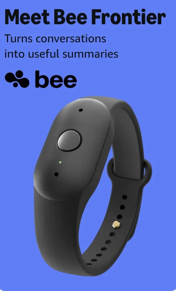 Bee Frontier Wearable AI Wristband, New at Amazon