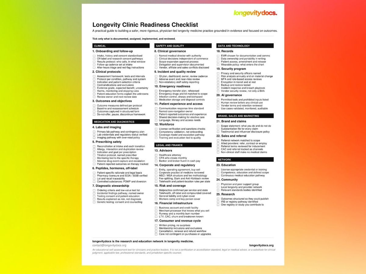 Is Your Clinic Longevity-Ready?