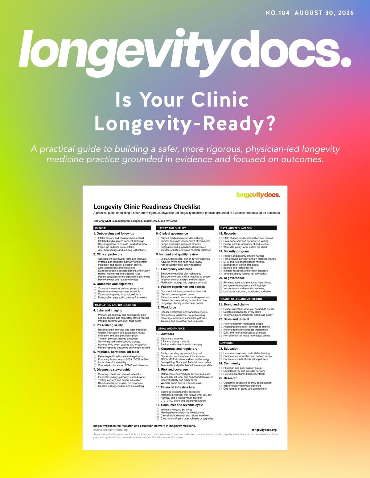 Is Your Clinic Longevity-Ready?