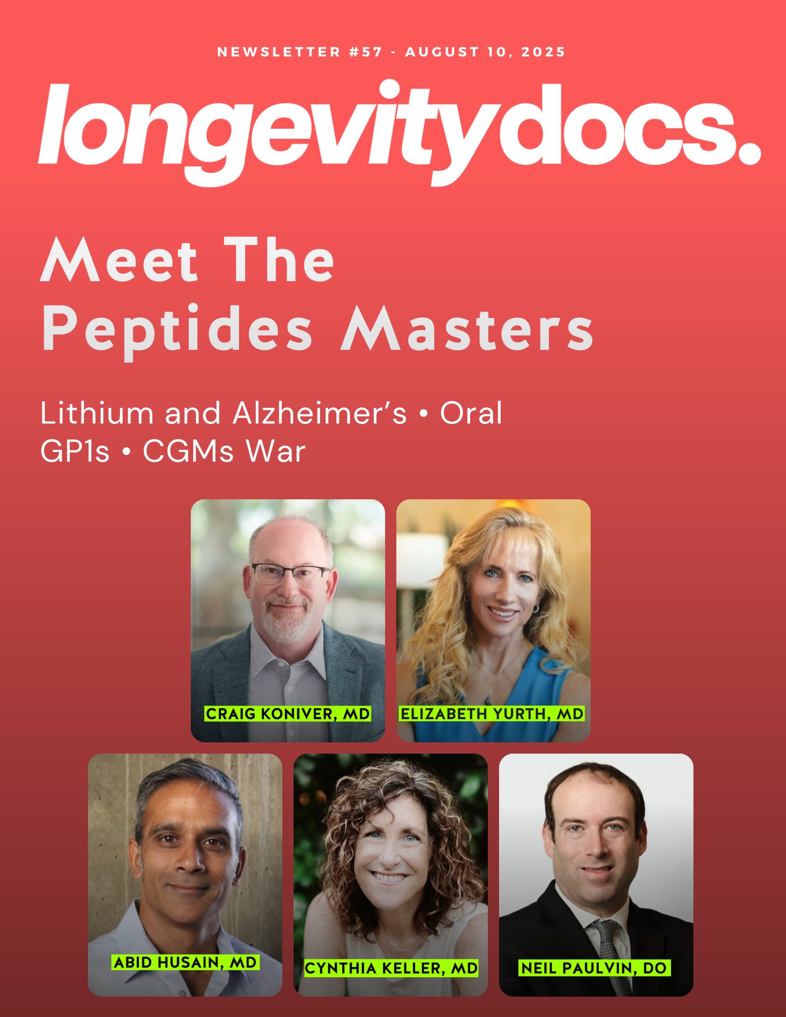 Peptides: meet the doctors speaking at the Mastermind