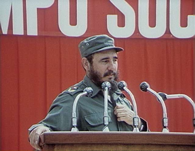 Central and South America / Mittel- und Südamerika - Bienvenidos, Companeros! Willkommen, Genossen! (DEFA02382), Fidel Castro