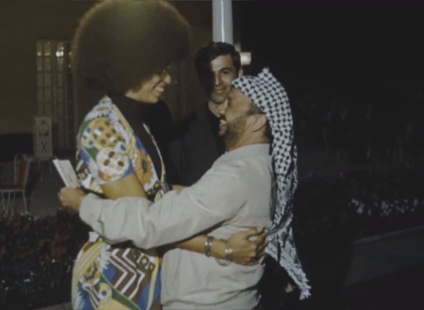 Angela Davis und Jassir Arafat - DEFA18304