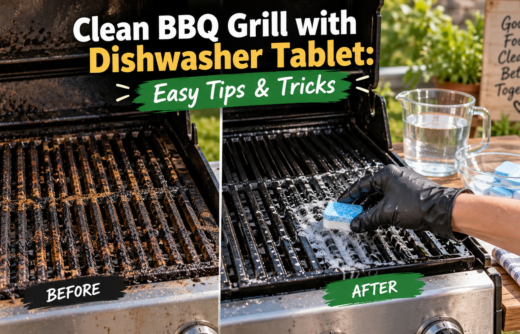 Clean BBQ Grill with Dishwasher Tablet: Easy Tips & Tricks