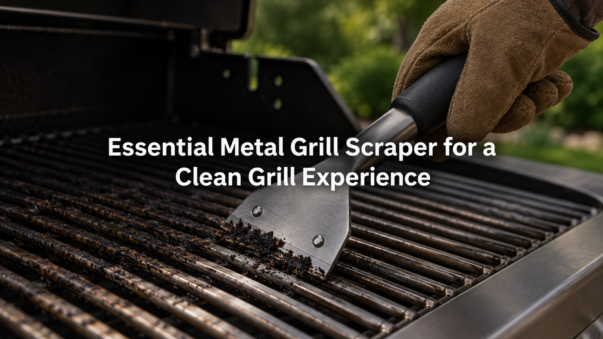Essential Metal Grill Scraper for a Clean Grill Experience