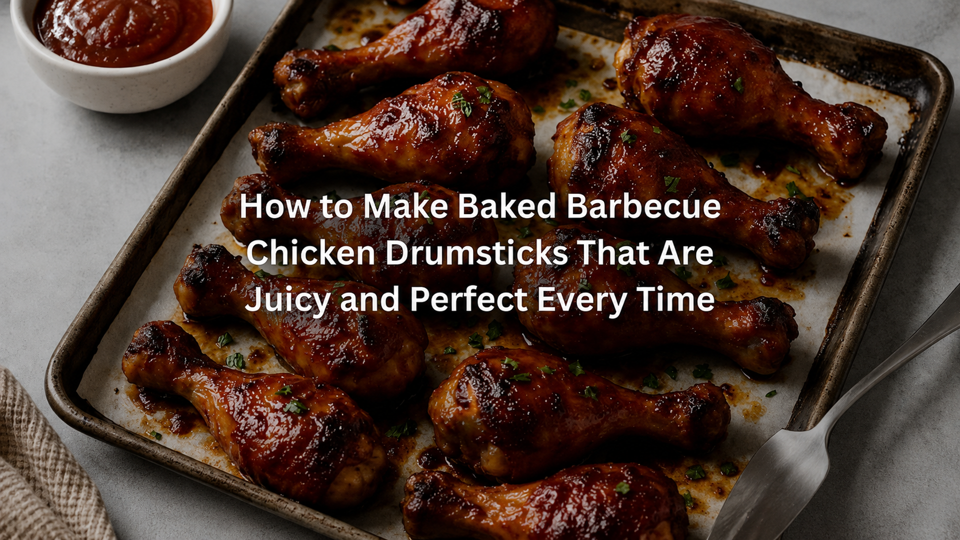 How To Make Baked Barbecue Chicken Drumsticks That Stay Juicy