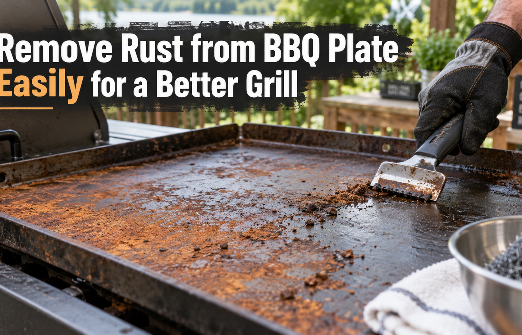 Remove Rust from BBQ Plate Easily for a Better Grill