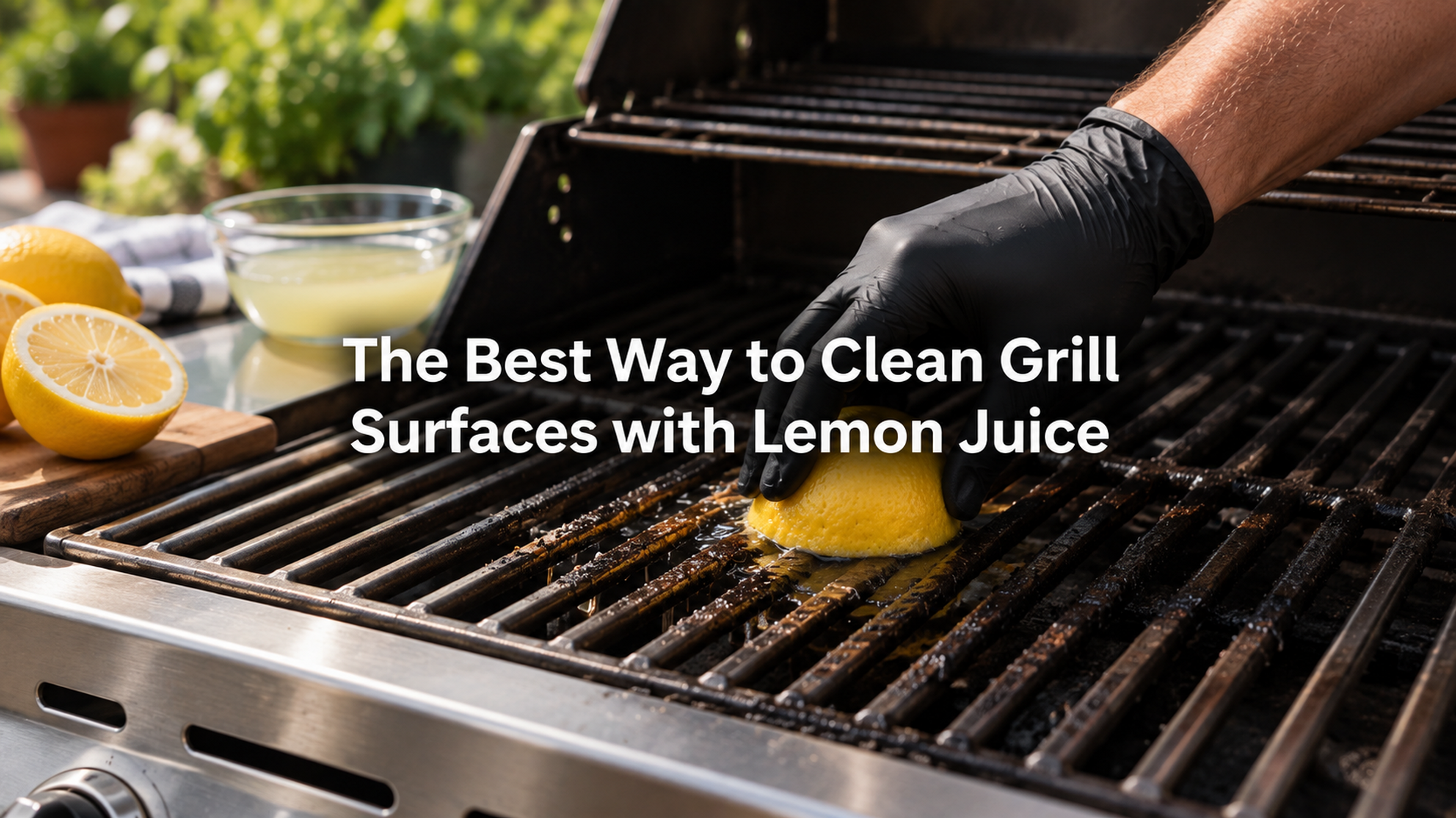 The Best Way to Clean Grill Surfaces with Lemon Juice